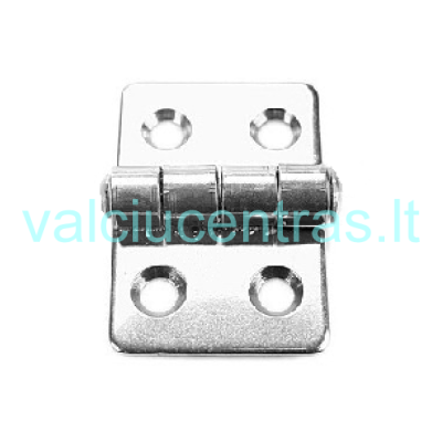 Nerūdijančio plieno lankstas 30 x 45 mm